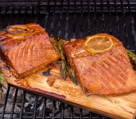 Рецепт дня: филе лосося с апельсиновым соусом