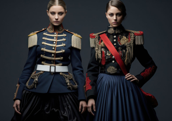 Гусарский мундир - тренд современного подиума